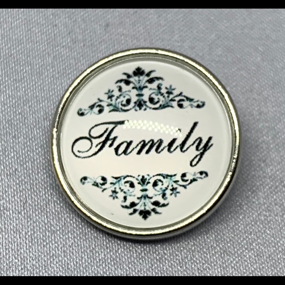 Family Snap Button Charm